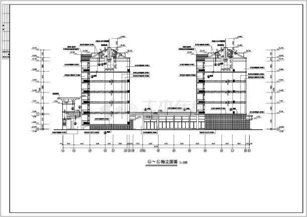 某大型经典建筑施工CAD详图-图一