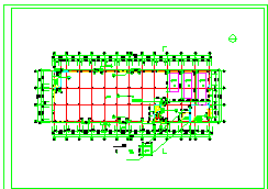 某厂房建筑全套结构CAD施工设计图纸-图二