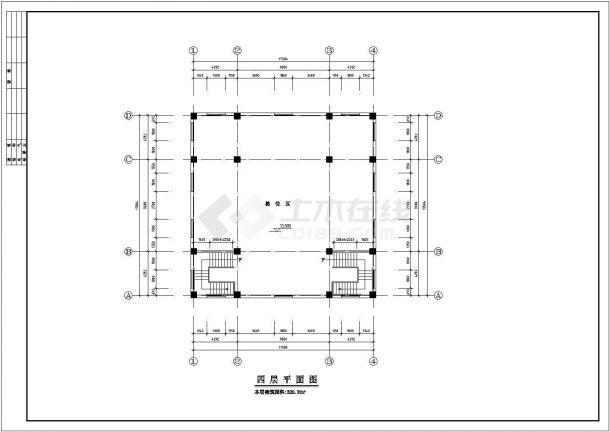 扬州某景区寺庙古建筑佛塔施工全套设计cad图-图一