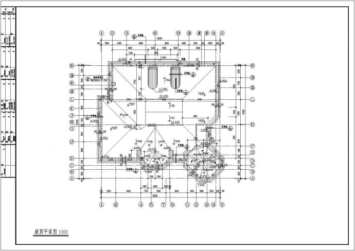 上海某别墅CAD详细构造完整大样施工图_图1