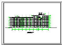 某地七层框架结构学校办公楼建筑设计cad施工图纸