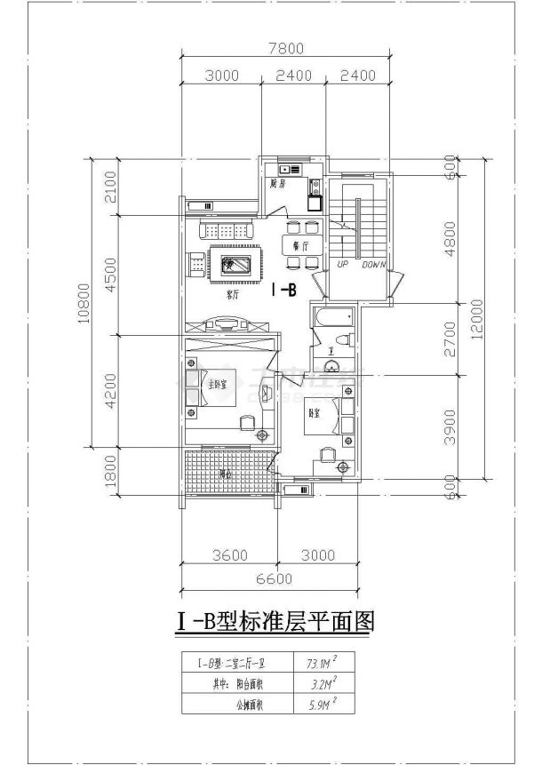 徐州市乐源花园小区经典热门的平面户型设计CAD图纸（共16张）-图一