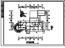 别墅设计_某市二层砖混结构欧式别墅结构施工cad图纸_图1