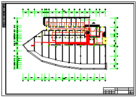 某商住楼电气CAD施工设计图纸-图二
