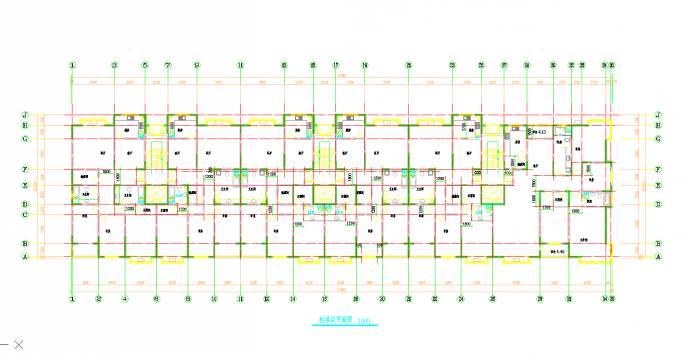 某地多层阁楼3单元每单元2户住宅楼设计图纸_图1