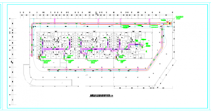 某18层住宅下设商业网点地暖采暖暖通全套施工图（含效果图）_图1