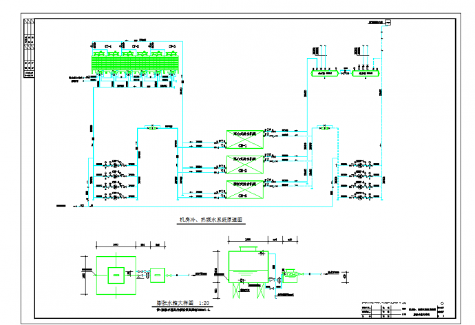 某五金建材商场水系统、通风及排烟系统全套施工图纸（含效果图）_图1