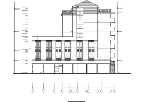 某大型住宅楼建筑布置参考详图-图一