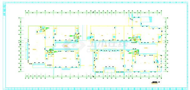 重庆三层小吃城暖通设计全套施工图（含效果图）-图一