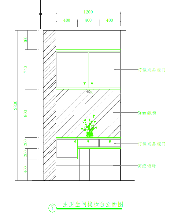 一套简中风格的室内装修设计施工图纸_图1