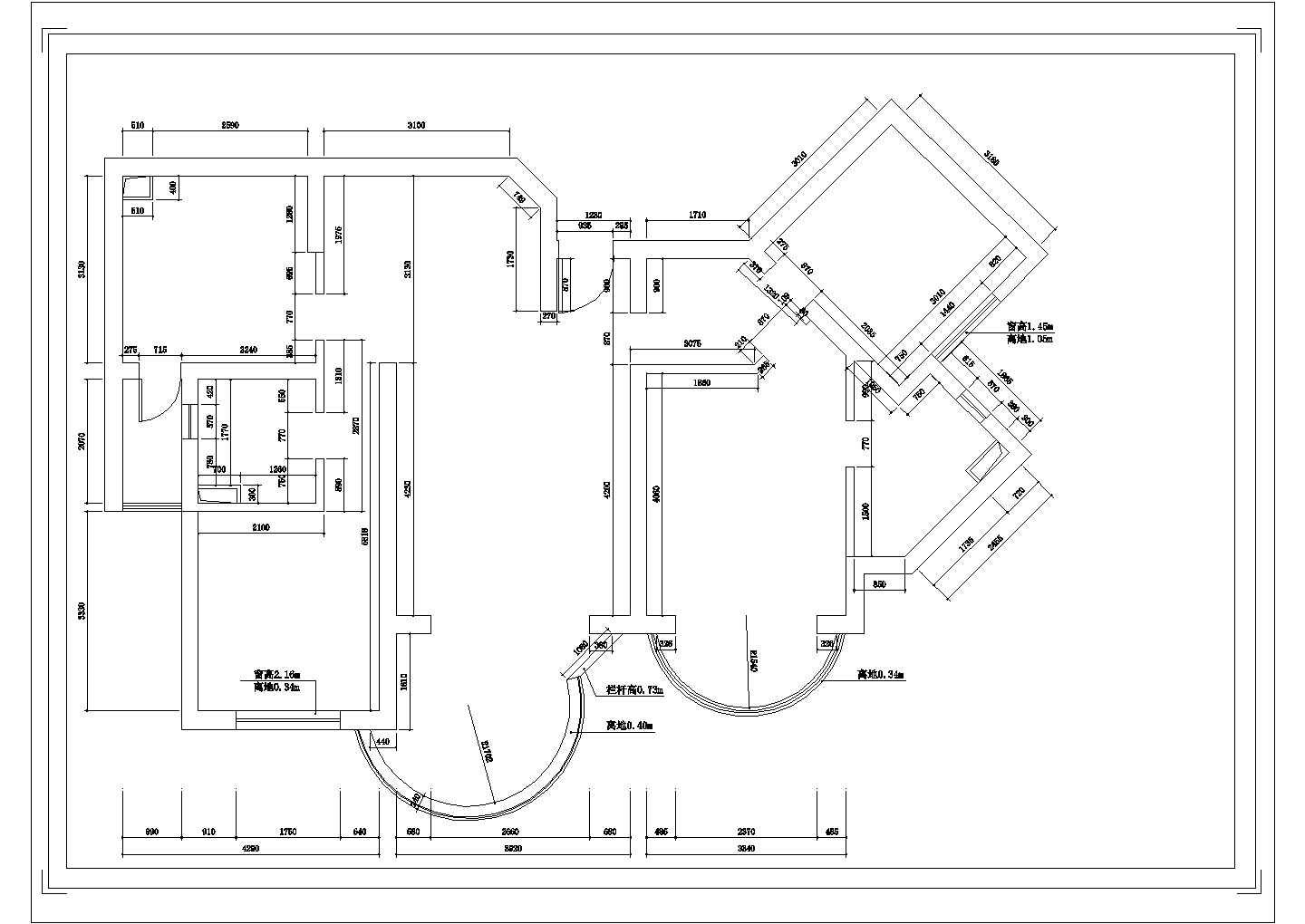 某花园别墅建筑CAD详细构造完整施工图