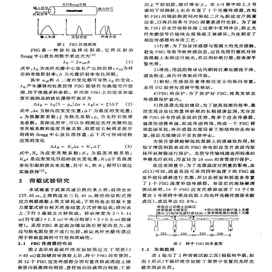 基于光纤光栅传感技术的桥梁结构应变监测可行性研究-图二