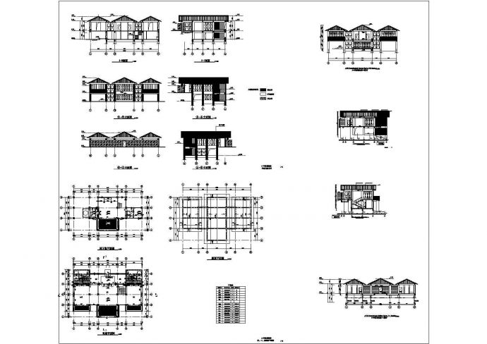 某度假村总统套房全套CAD详细大样完整建筑设计施工图纸_图1
