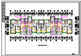 某地住宅楼电气CAD设计施工图纸-图二