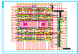 某电子电器物流港中央空调cad设计施工图纸-图二