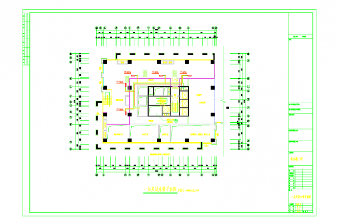 高层综合楼空调全套施工图（含效果图）_图1