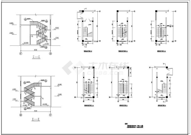 某集中供热站建筑CAD详细大样完整总图-图二