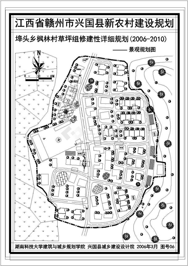 某新农村详细CAD设计大样完整规划图-图二