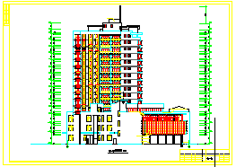 某地高层全套建筑设计CAD施工图纸-图一