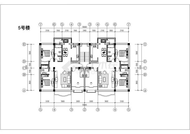 崇州市某新建小区热门的预售户型设计CAD图纸（共13张）-图一
