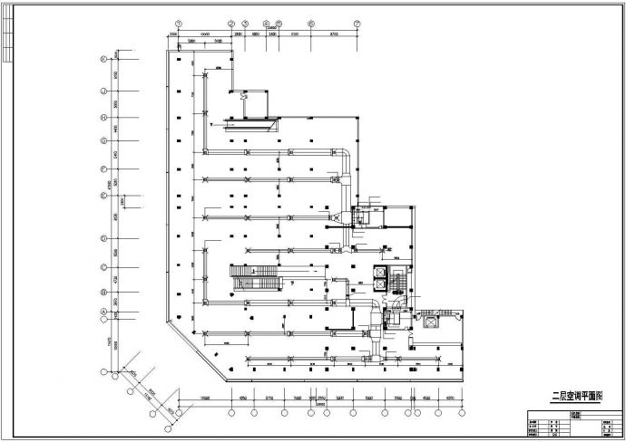 大型超市中央空调设计cad平面施工图_图1