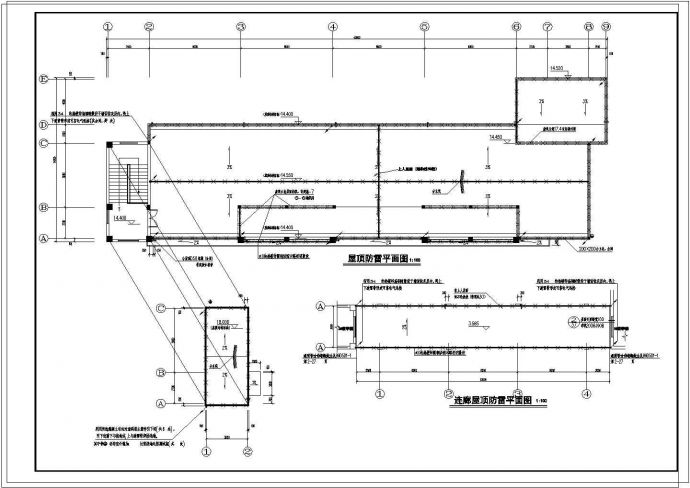某1865.54㎡四层框架结构学校教学楼强弱电设计cad全套电气施工图（含设计说明）_图1