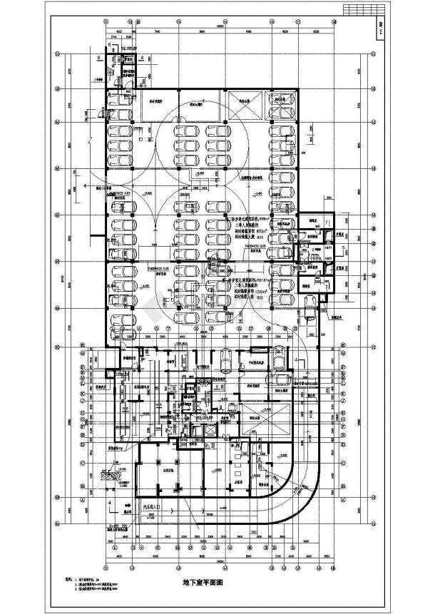 7900平米18层框架剪力墙结构住宅楼建筑设计CAD图纸（底层为架空层）-图二