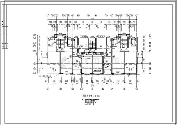 某阳光公寓小区别墅设计全套建筑CAD完整设计图-图一