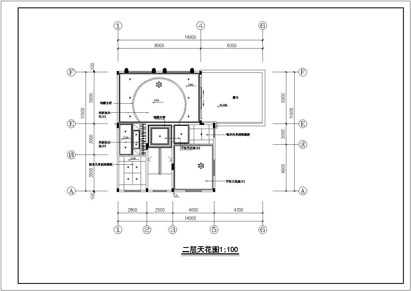 某紫金山庄别墅设计CAD详细室内装修设计大样图