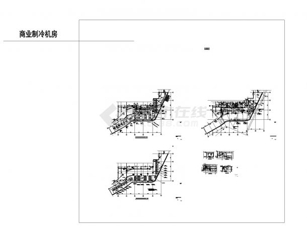 [江苏]商业广场项目空调及消防系统设计全套施工图（含消防 机房图丰富）-图二