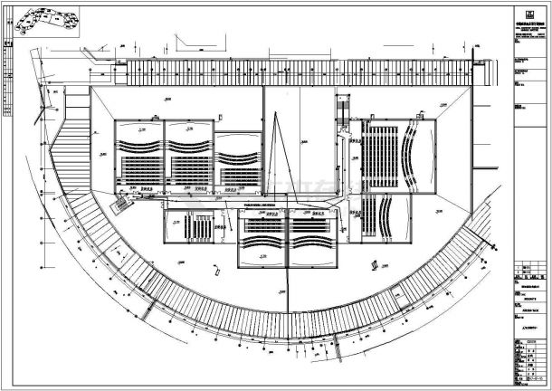 某电影院弱电设计方案CAD图-图二