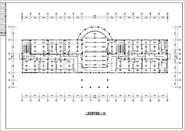 一学校行政楼电气设备CAD参考图-图一