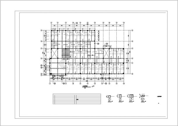 汪霞镇交管站业务用房工程--结构设计施工图-图二