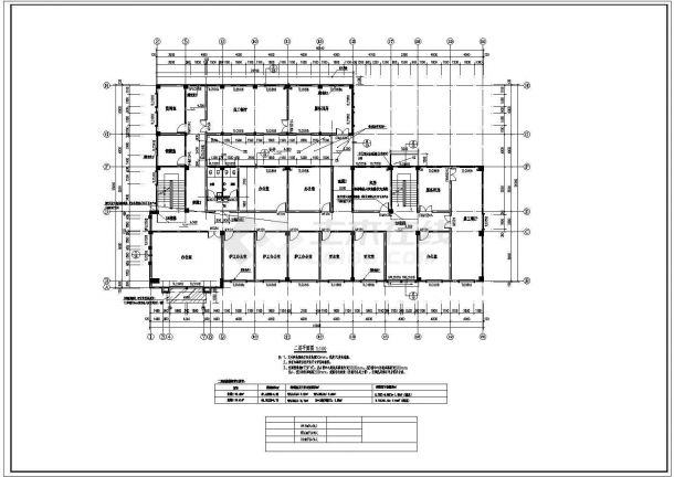 汪霞镇交管站业务用房工程--建筑设计施工图-图二