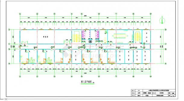 某地多层3100平米综合办公楼毕业设计（含计算书、建筑结构图纸）-图二