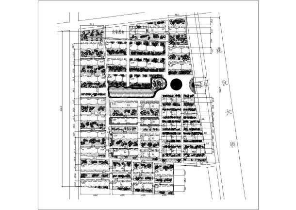 某浦巷小区规划建筑CAD全套设计完整大样图-图一