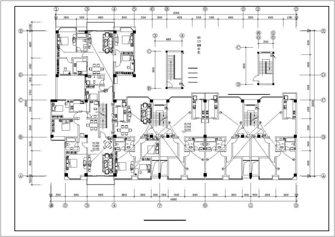 某六层商住楼电气施工图（含设计说明）_图1