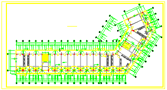 某工业园区职工宿舍建筑全套CAD施工设计图-图二