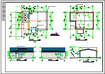 某国际宝马汽车专卖店全套设计方案CAD施工图纸_图1