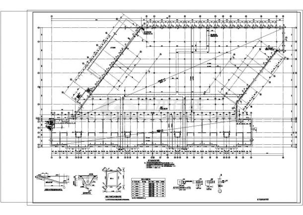 短肢剪力墙小高层结构CAD建筑设计施工图-图一
