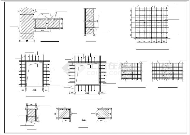 某886平方米山东三层砌体教学楼结构加固施工CAD图纸-图二