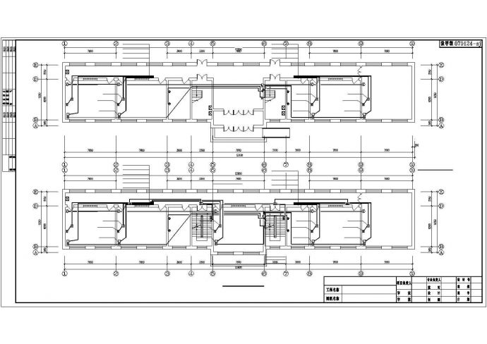 吉林某四层砖混结构教学楼强电施工CAD图纸（三级负荷）_图1