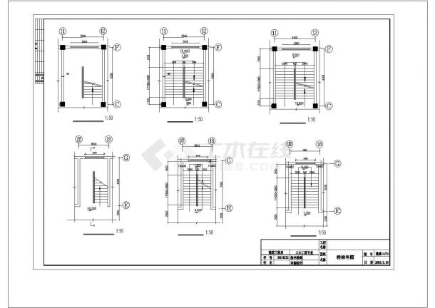 3969平米四层局部三层教学楼建筑设计cad图，含设计说明-图二