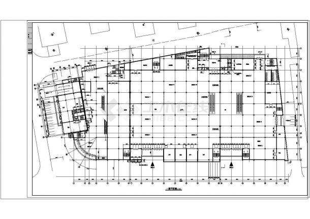 某大型商场设计CAD建筑设计施工图-图一