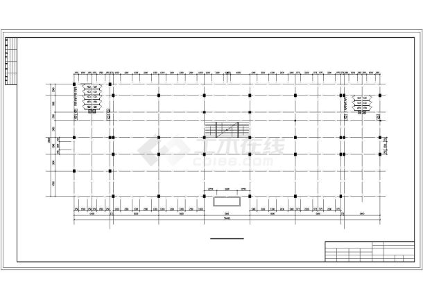 【毕业设计】3264平米三层框架教学楼毕业设计（计算书、建筑、结构图）-图二