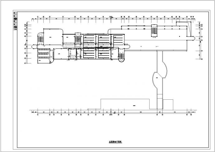 某13188平方米五层教学楼电气设计CAD图纸（地下一层）_图1