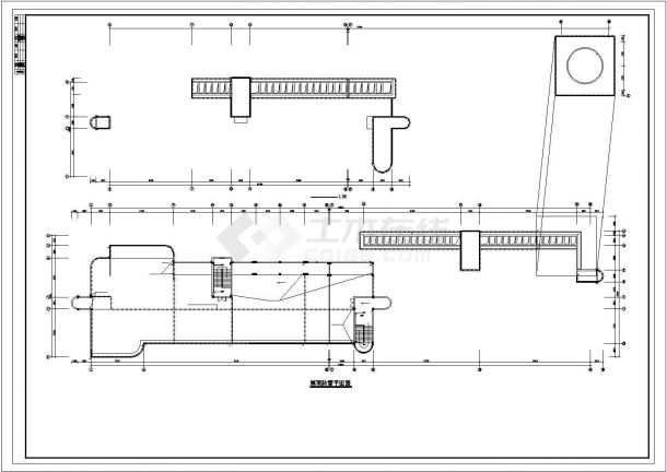 某13188平方米五层教学楼电气设计CAD图纸（地下一层）-图二