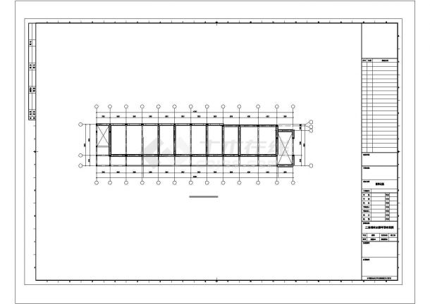 某六层教学楼结构加固设计图（共21张图，cad）-图一