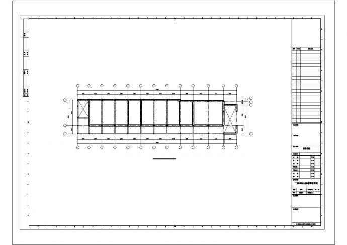 某六层教学楼结构加固设计图（共21张图，cad）_图1