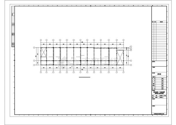 某六层教学楼结构加固设计图（共21张图，cad）-图二